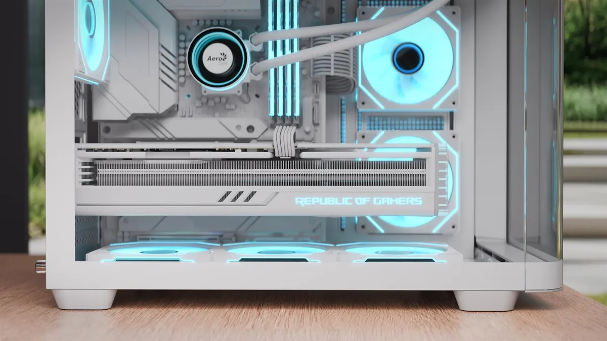 Корпус AeroCool P300C-G-WT-v1 (ACCS-PN02033.21) White без БЖ - мініатюра 4