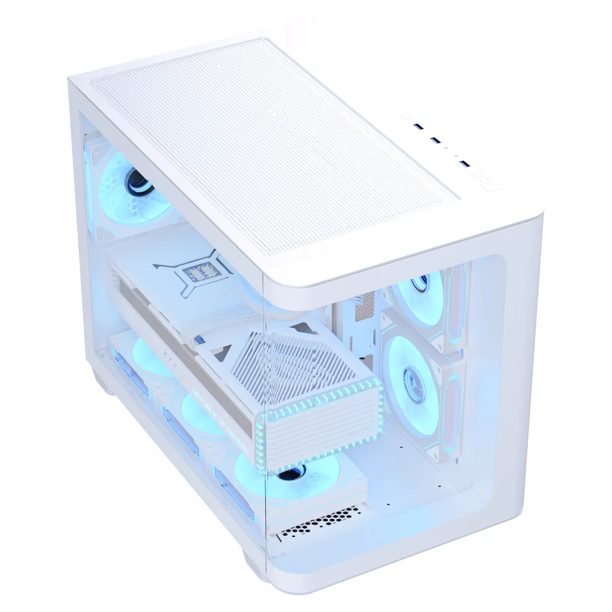 Корпус AeroCool P300C-G-WT-v1 (ACCS-PN02033.21) White без БЖ - мініатюра 5
