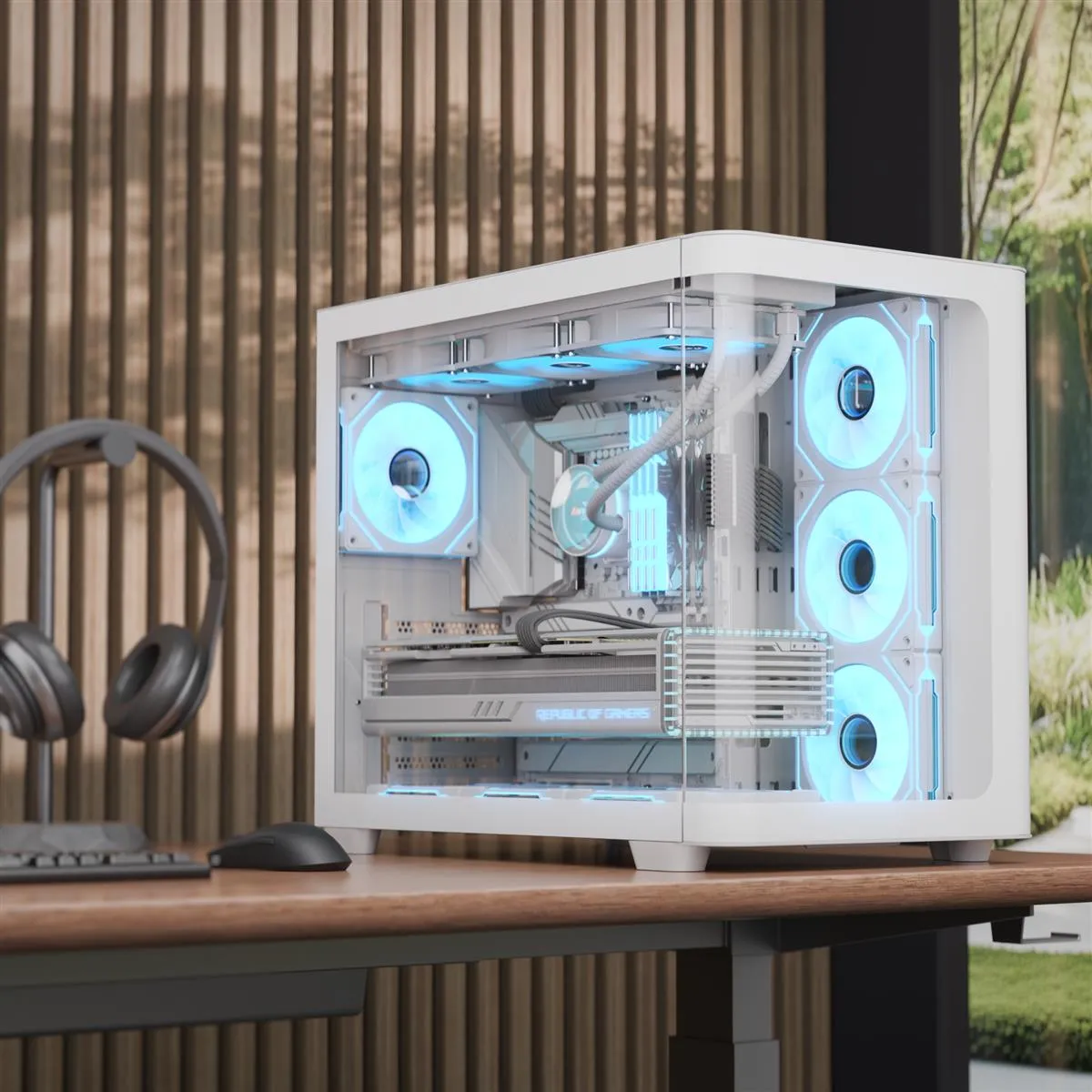Корпус AeroCool P500C-G-WT-v1 (ACCM-PN01043.21) White без БЖ - мініатюра 6