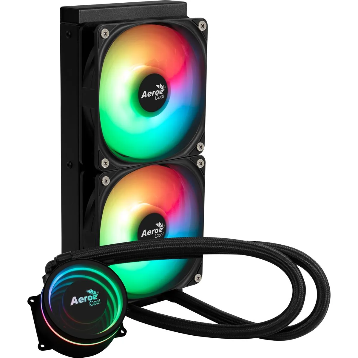 Система водяного охолодження AeroCool Oasis L240 Black (ACLA-OA24117.11) - мініатюра 10