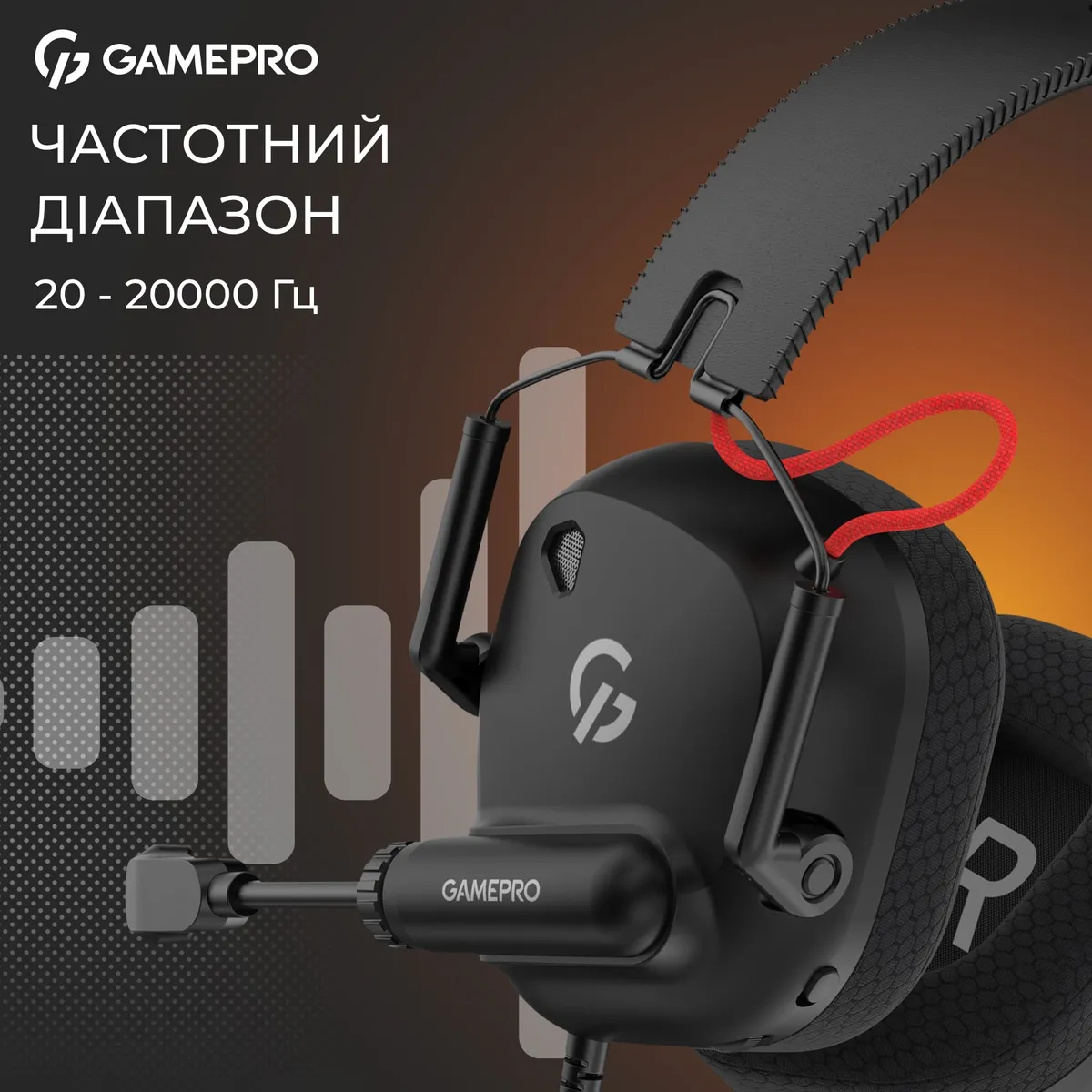 Дротова гарнітура Gamepro Genesis Mercury (HS120B) - мініатюра 10