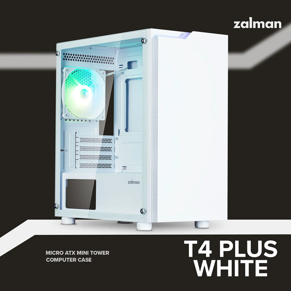Корпус Zalman T4 Plus White без БЖ - мініатюра 10