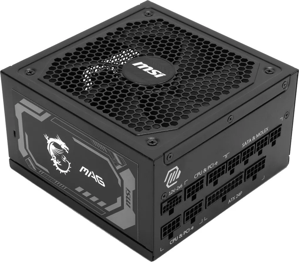 Блок живлення MSI MAG A1000GL PCIE5 1000W - мініатюра 4
