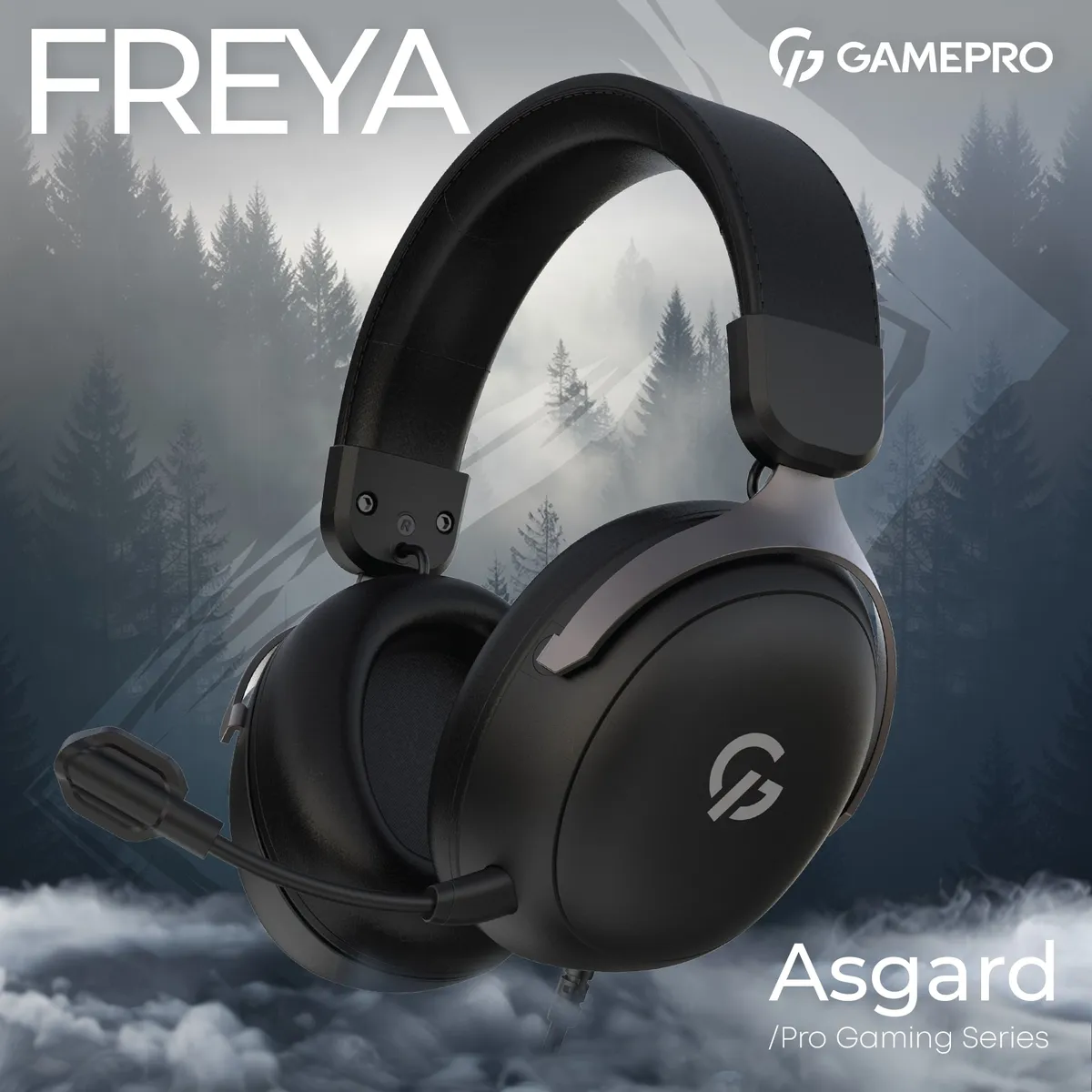 Дротова ігрова гарнітура GamePro Asgard Freya (HS145B) - мініатюра 2