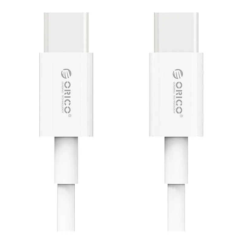 Кабель Orico USB Type-C - USB Type-C (M/M), 100W, 1 м White (CA913381) - зображення 1