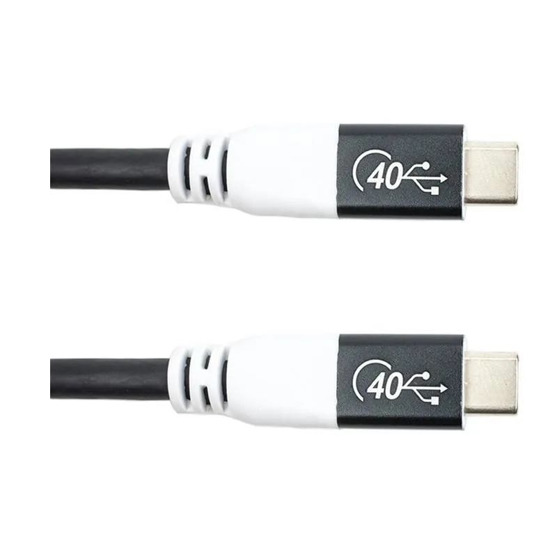 Кабель San Guan USB Type-C - USB Type-C (M/M) PD 100W, 40Gbps, 3 м Black (CA914135) - зображення 1