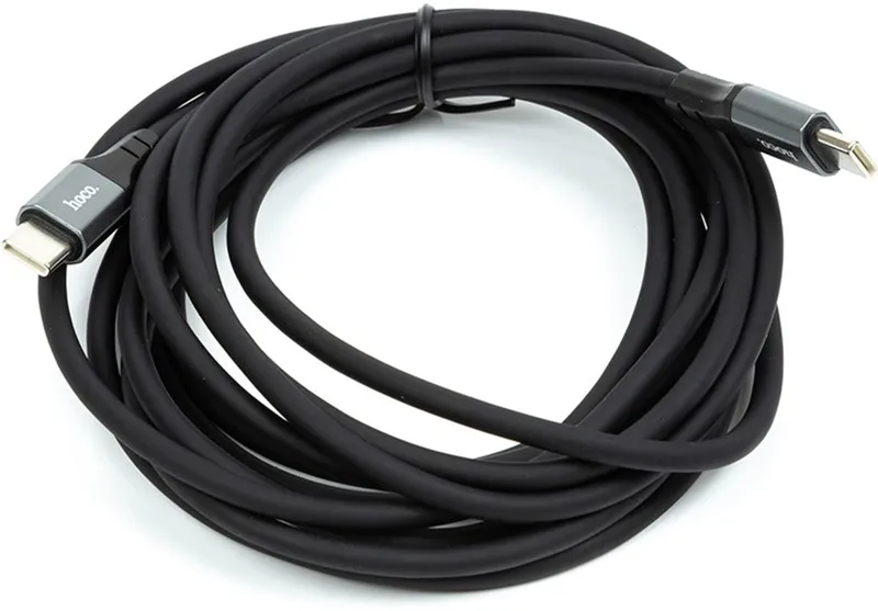 Кабель Hoco X92 USB Type-C - USB Type-C (M/M), 60W, 3 м, Black (CA913930) - мініатюра 3