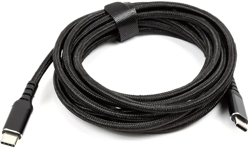 Кабель San Guan USB Type-C - USB Type-C (M/M) PD 60W, 3 м, Black (CA914104) - мініатюра 2