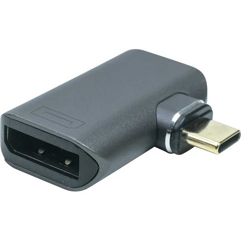 Адаптер PowerPlant USB Type-C - DisplayPort (M/F) Black (CA914265) - зображення 1