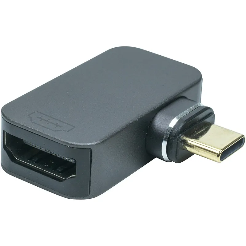 Адаптер PowerPlant USB Type-C - HDMI (M/F) Black (CA914302) - зображення 1