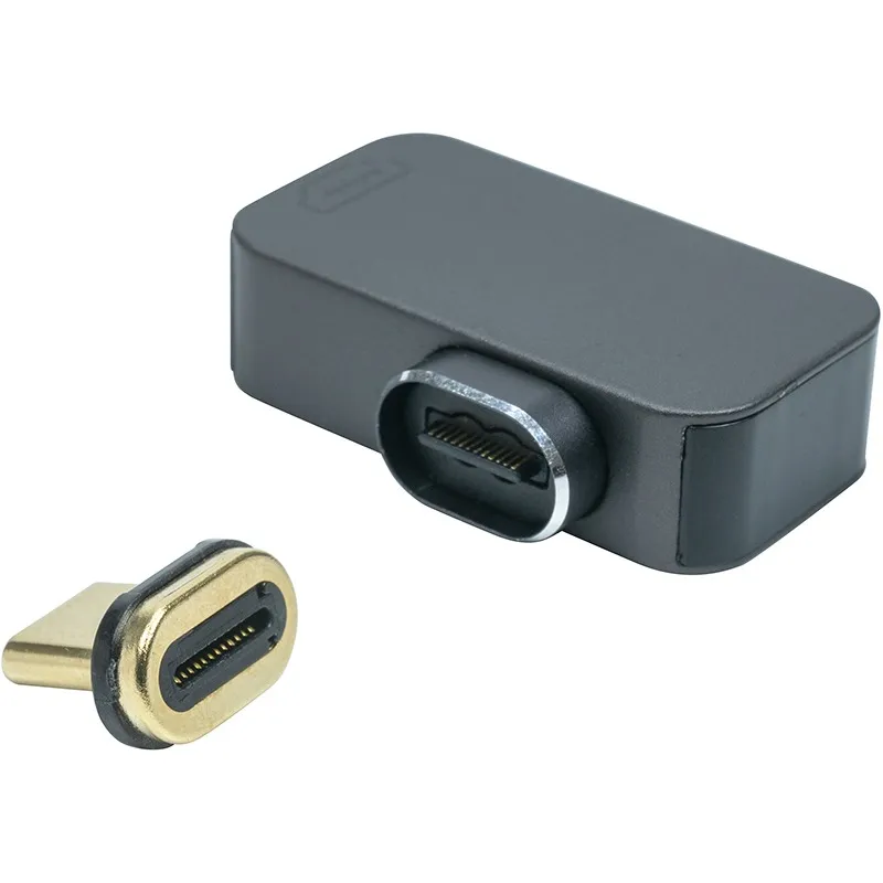Адаптер PowerPlant USB Type-C - HDMI (M/F) Black (CA914302) - мініатюра 2