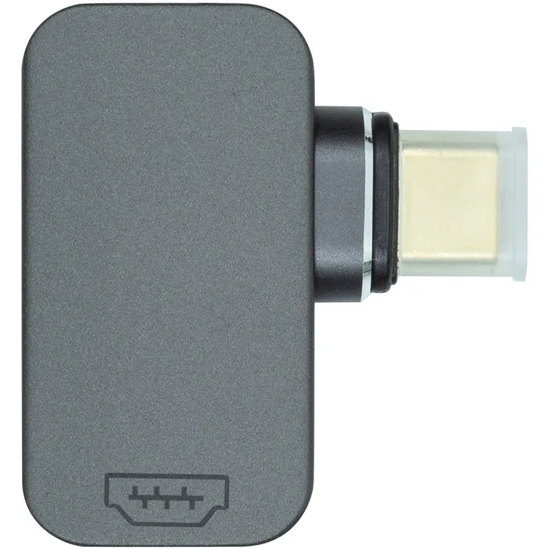 Адаптер PowerPlant USB Type-C - HDMI (M/F) Black (CA914302) - мініатюра 3