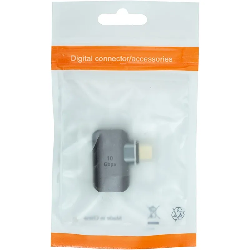 Адаптер PowerPlant USB Type-C - USB (M/F) Black (CA914319) - мініатюра 4
