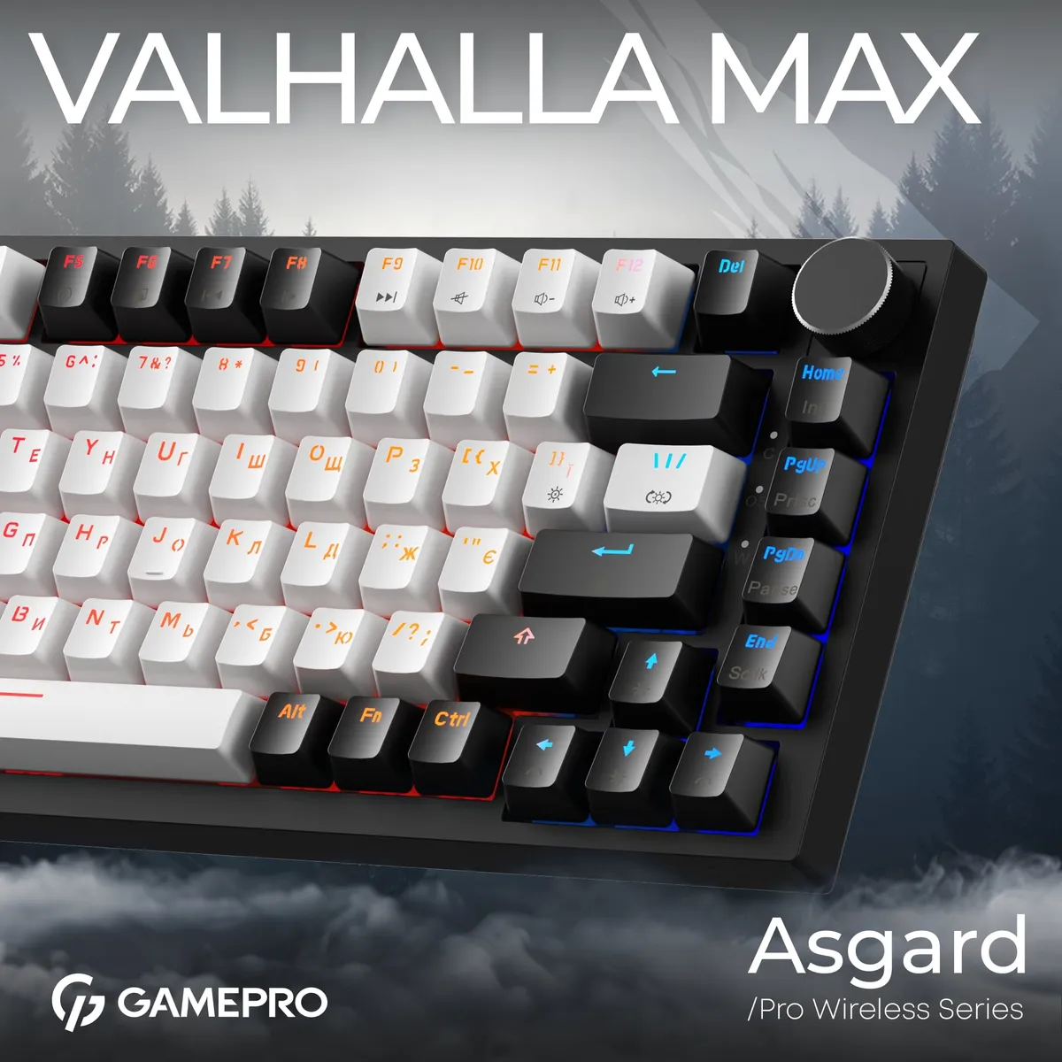 Дротова магнітна клавіатура Asgard Valhalla MAX (MK160B MAX) 75% Magnetic switches - мініатюра 6