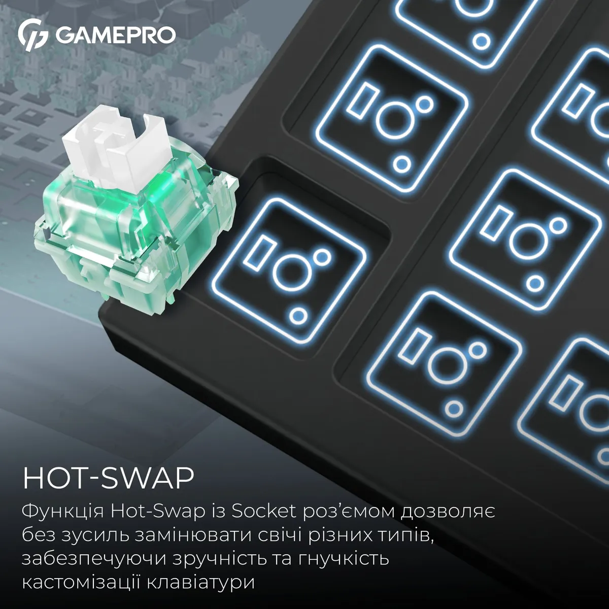 Дротова магнітна клавіатура Asgard Valhalla MAX (MK160B MAX) 75% Magnetic switches - мініатюра 9