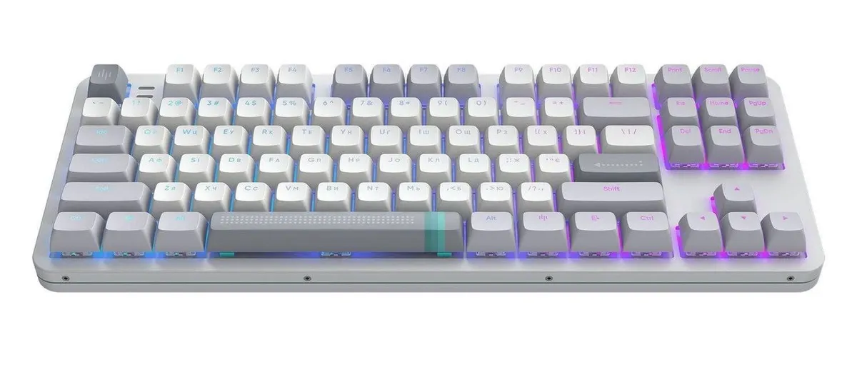 Клавіатура Dark Project ALU87 Daylight White/Grey (DPKB_DAYLIGHT_87_ANSI_UA) - мініатюра 2