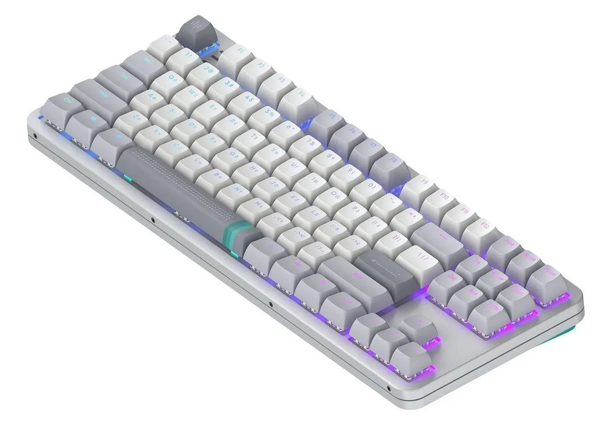 Клавіатура Dark Project ALU87 Daylight White/Grey (DPKB_DAYLIGHT_87_ANSI_UA) - мініатюра 5