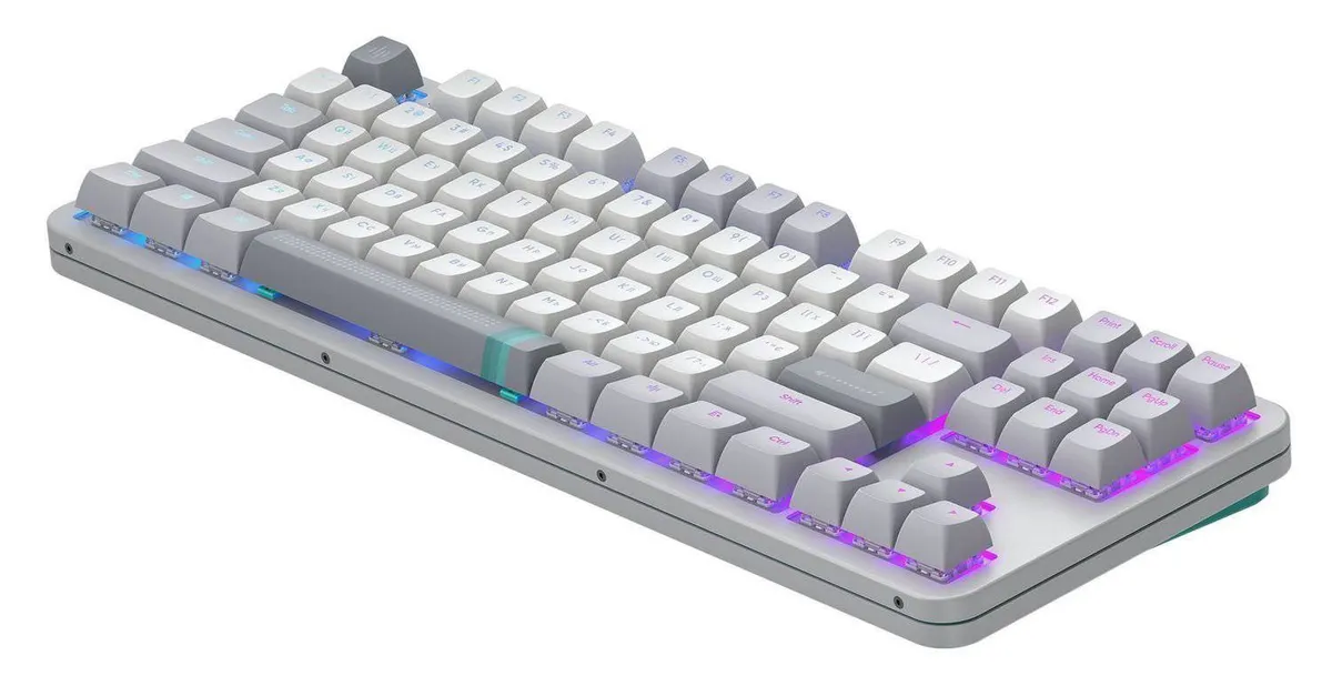Клавіатура Dark Project ALU87 Daylight White/Grey (DPKB_DAYLIGHT_87_ANSI_UA) - мініатюра 6