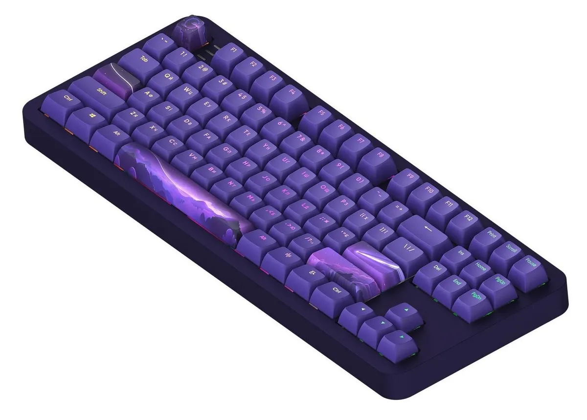 Клавіатура Dark Project ALU87 Celestial Violet (DPKB_CELESTIAL_87_ANSI_UA) - мініатюра 4