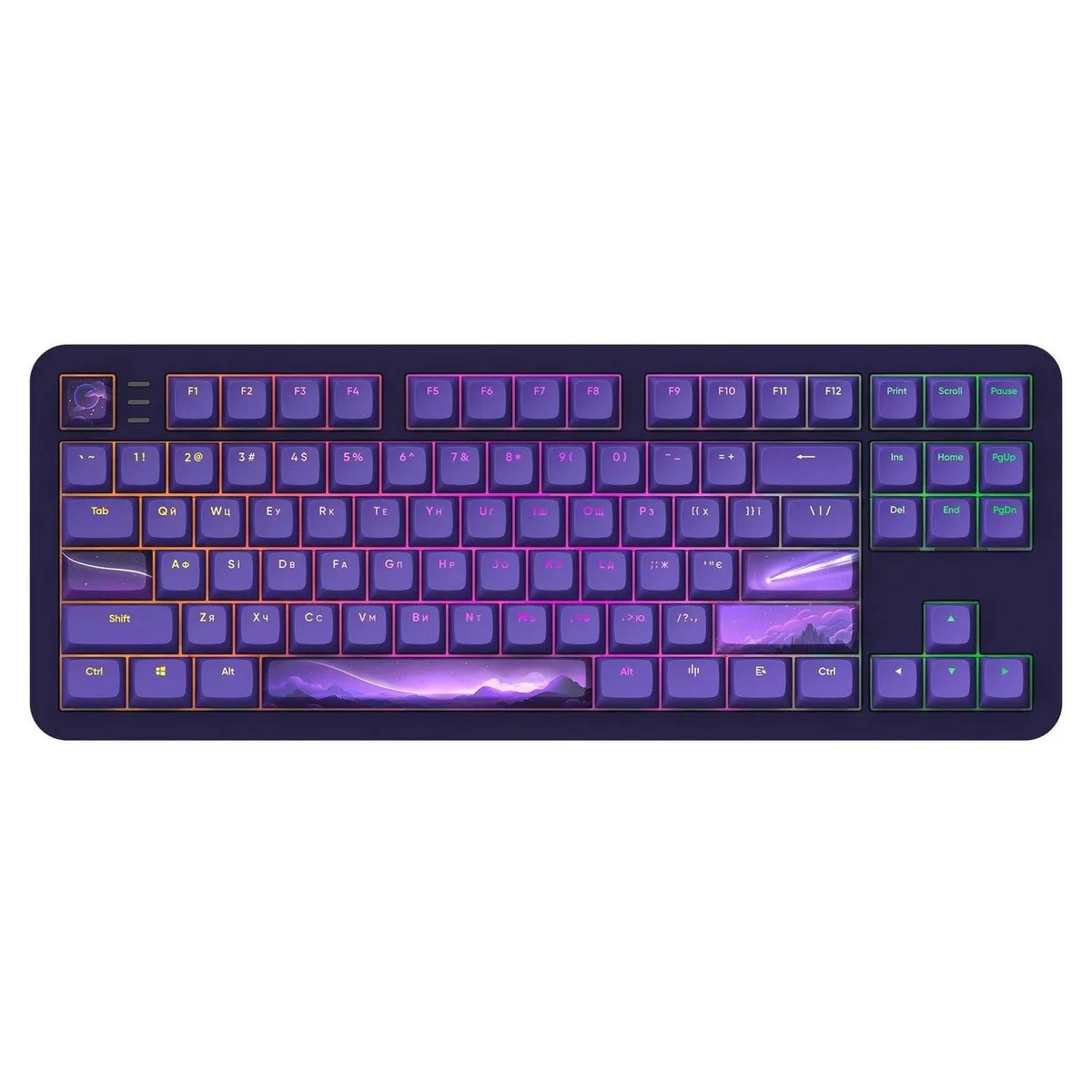 Клавіатура Dark Project ALU87 Celestial Violet (DPKB_CELESTIAL_87_ANSI_UA) - мініатюра 8