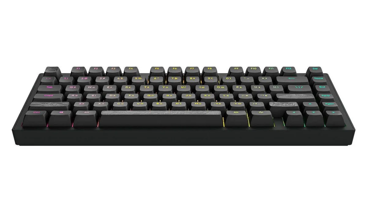 Клавіатура Dark Project ALU81 Terra Nostra Black (DPKB_NOSTRA_81_ANSI_BLACK_UA) - мініатюра 5