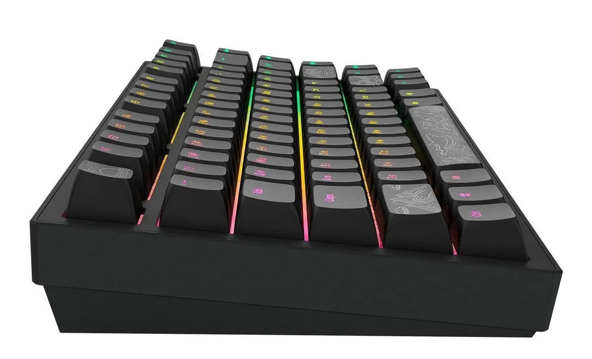 Клавіатура Dark Project ALU81 Terra Nostra Black (DPKB_NOSTRA_81_ANSI_BLACK_UA) - мініатюра 7