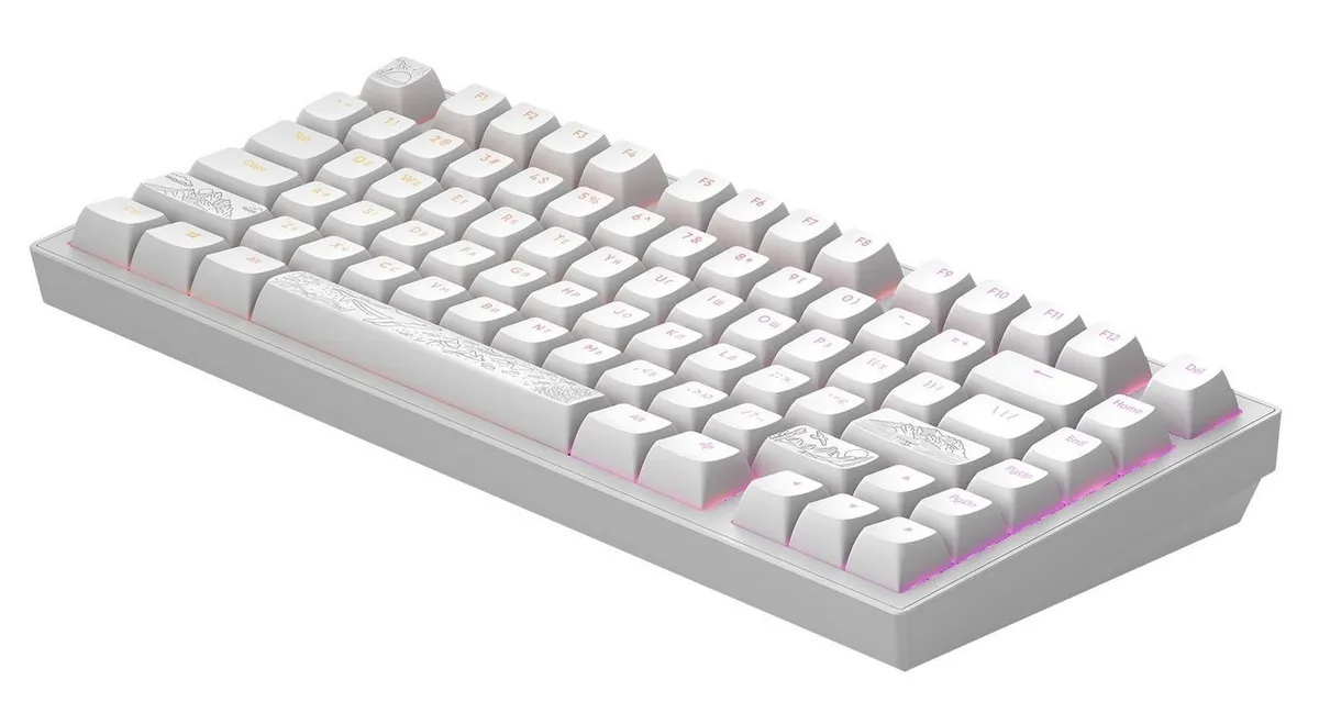 Клавіатура Dark Project ALU81 Terra Nostra White (DPKB_NOSTRA_81_ANSI_WHITE_UA) - мініатюра 6