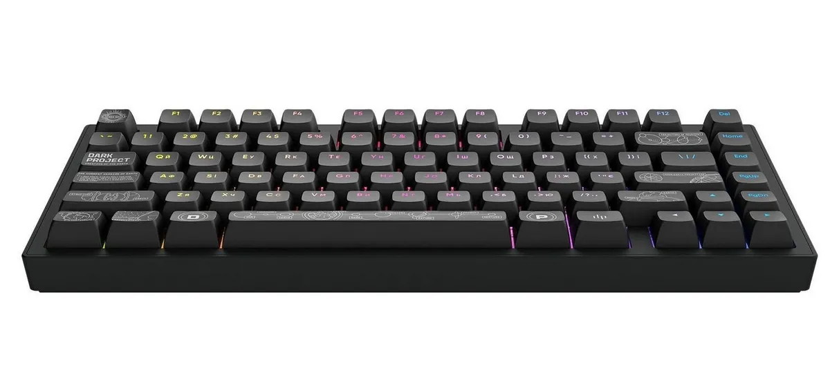 Клавіатура Dark Project ALU81 Terra Nova Black (DPKB_NOVA_81_ANSI_BLACK_UA) - мініатюра 3