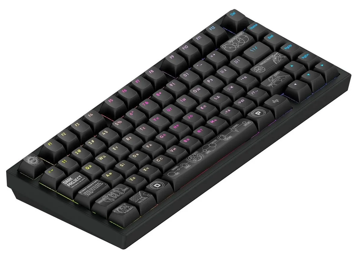 Клавіатура Dark Project ALU81 Terra Nova Black (DPKB_NOVA_81_ANSI_BLACK_UA) - мініатюра 4