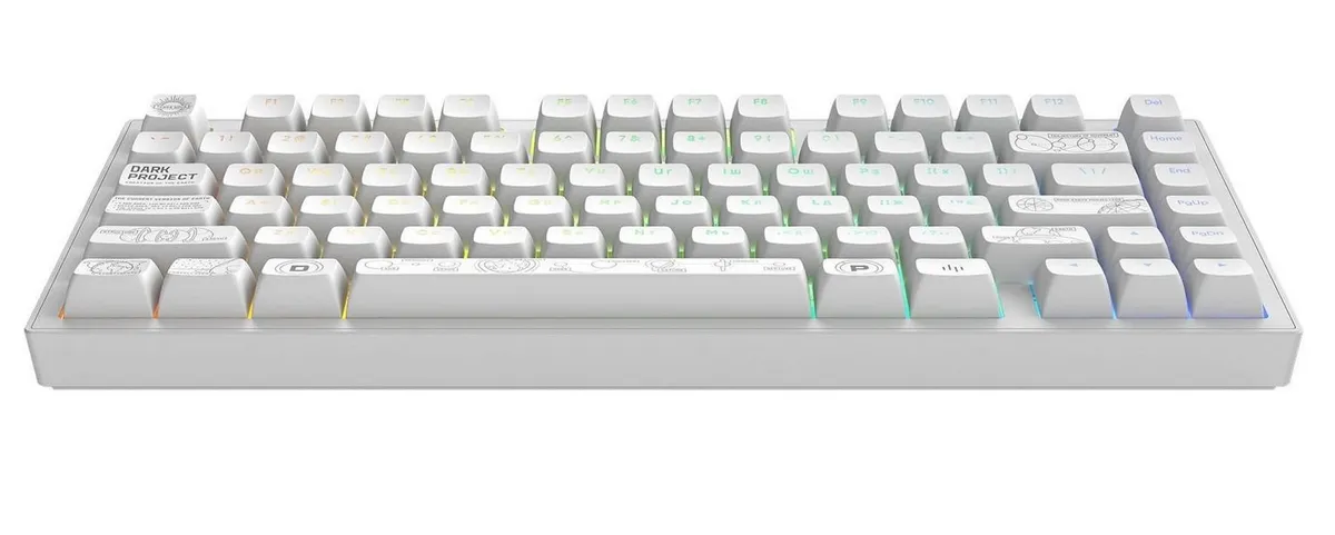 Клавіатура Dark Project ALU81 Terra Nova White (DPKB_NOVA_81_ANSI_WHITE_UA) - мініатюра 3