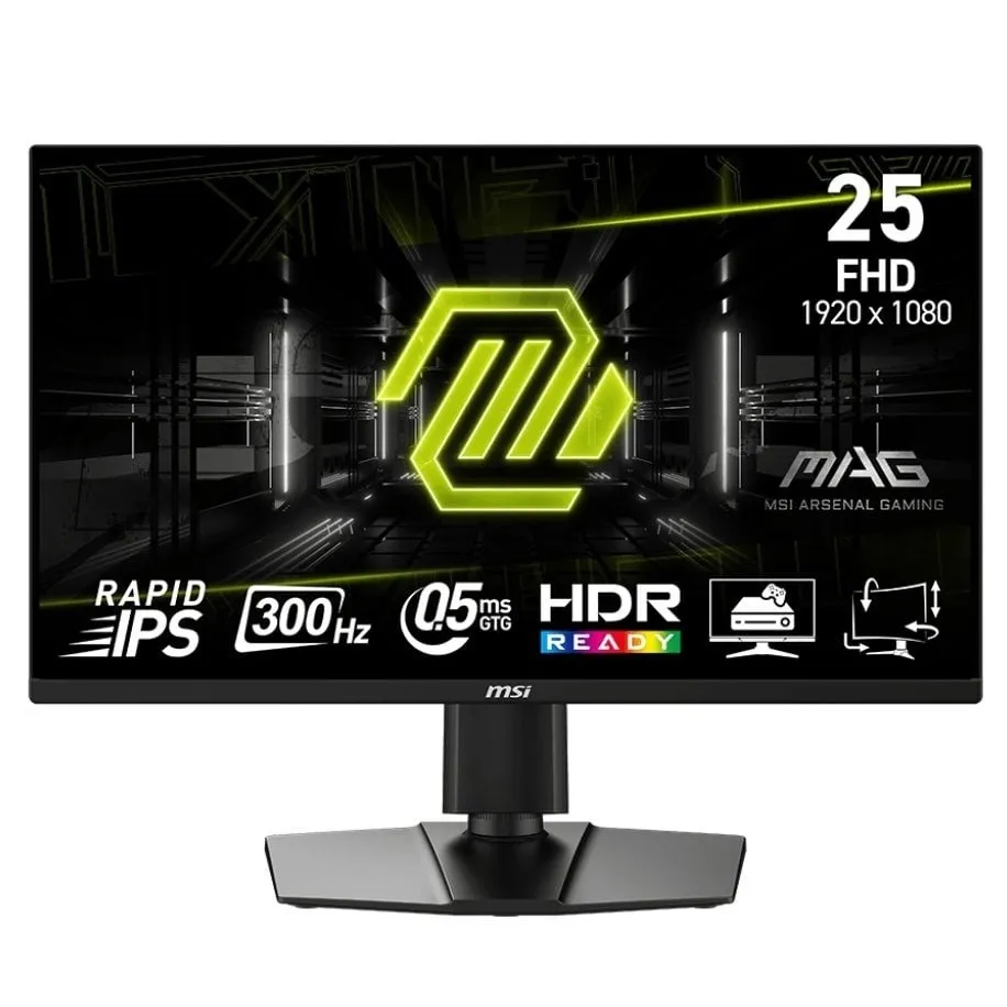 Монітор MSI 24.5" MAG 255PXF IPS Black 300Hz - зображення 1