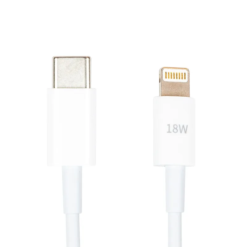 Кабель PowerPlant USB Type-C - Lightning (M/M), 18W, 1 м  (CA913268) - зображення 1