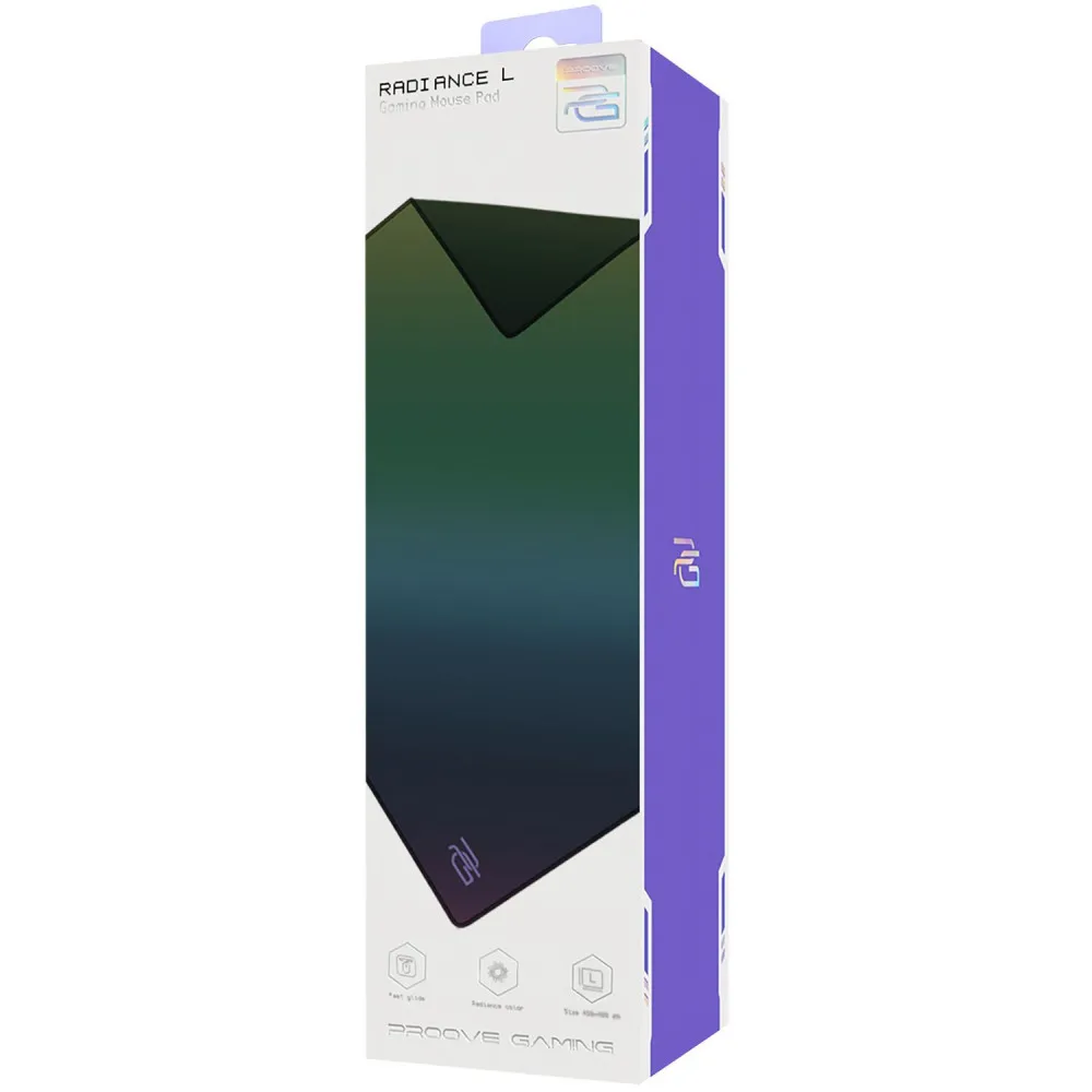 Ігрова поверхня Proove Gaming Radiance L (black) - зображення 1