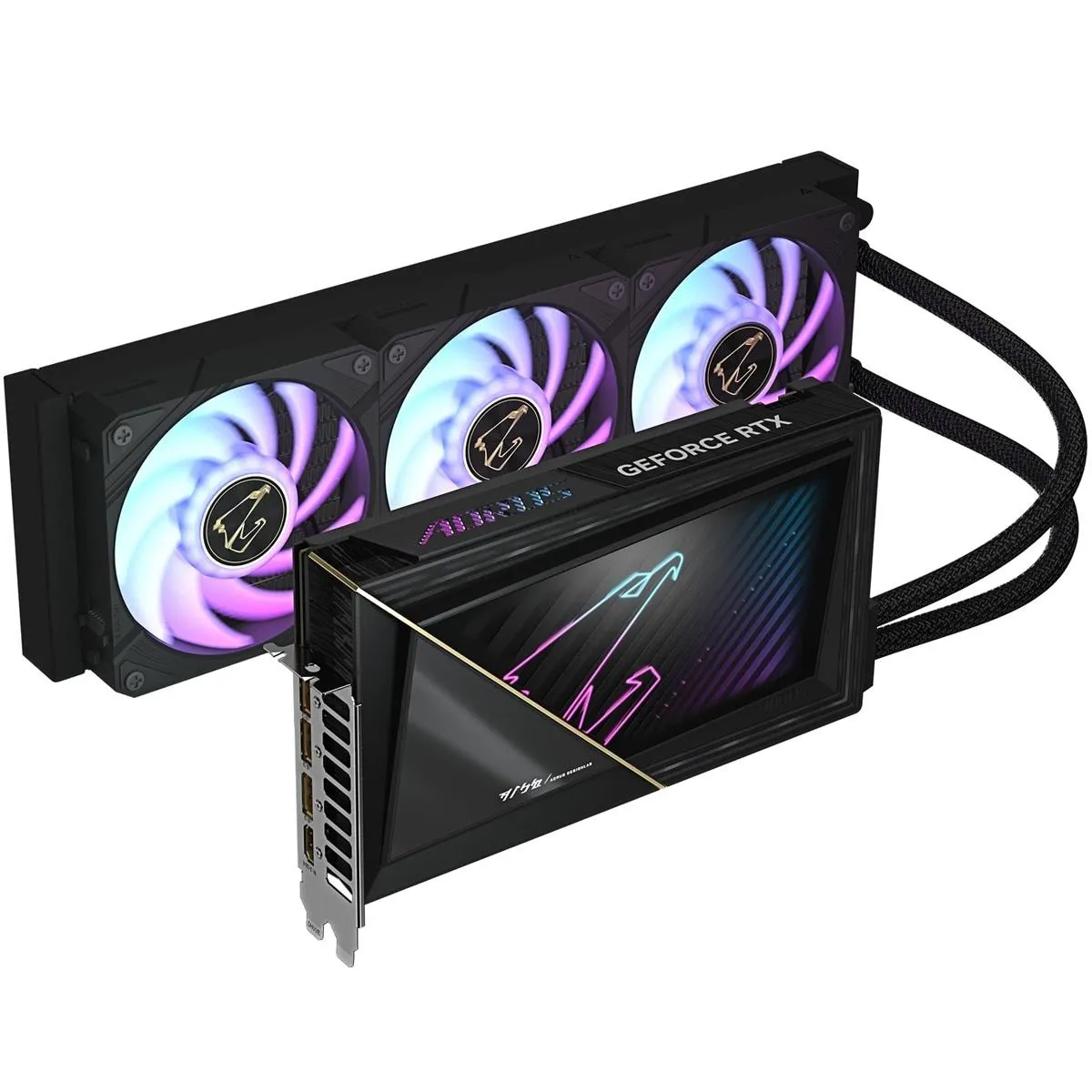 Відеокарта GF RTX 5090 32GB GDDR7 Aorus Xtreme Waterforce Gigabyte (GV-N5090AORUSX W-32GD) - мініатюра 4