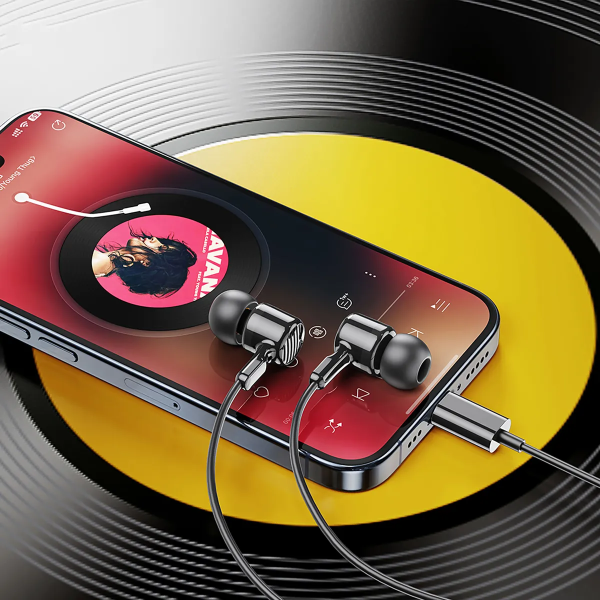 Гарнітура XO EP81 Black  - мініатюра 4