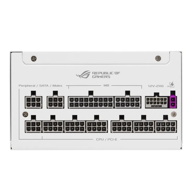 Блок живлення Asus ROG Strix 1000W Platinum White Edition (90YE00W4-B0NA00) - зображення 1