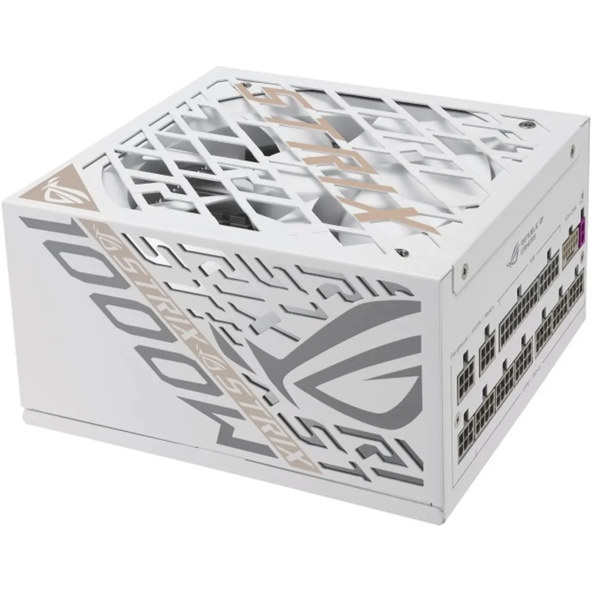 Блок живлення Asus ROG Strix 1000W Platinum White Edition (90YE00W4-B0NA00) - мініатюра 11