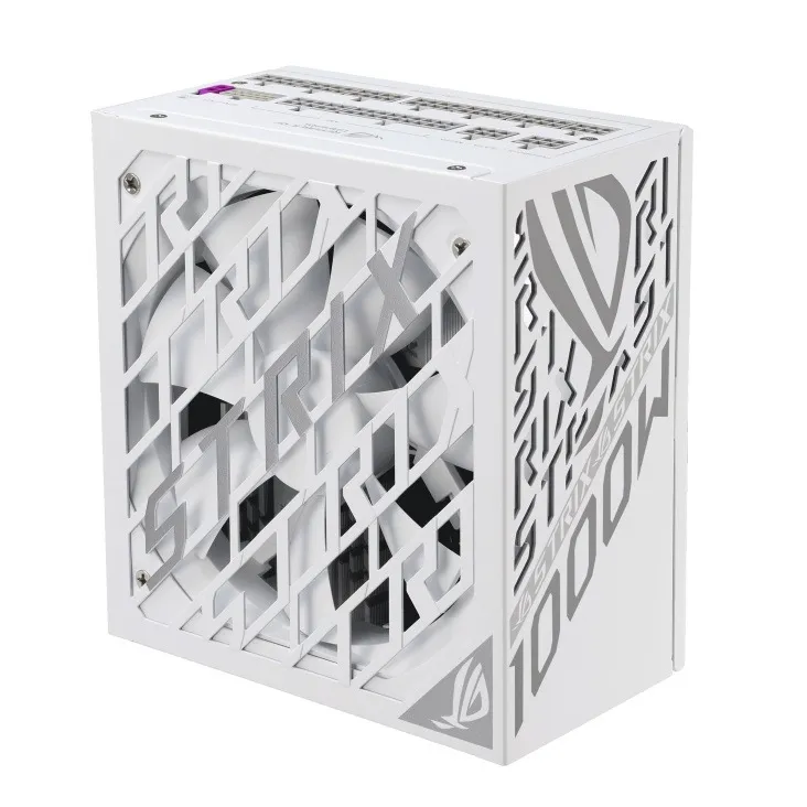 Блок живлення Asus ROG Strix 1000W Platinum White Edition (90YE00W4-B0NA00) - мініатюра 3