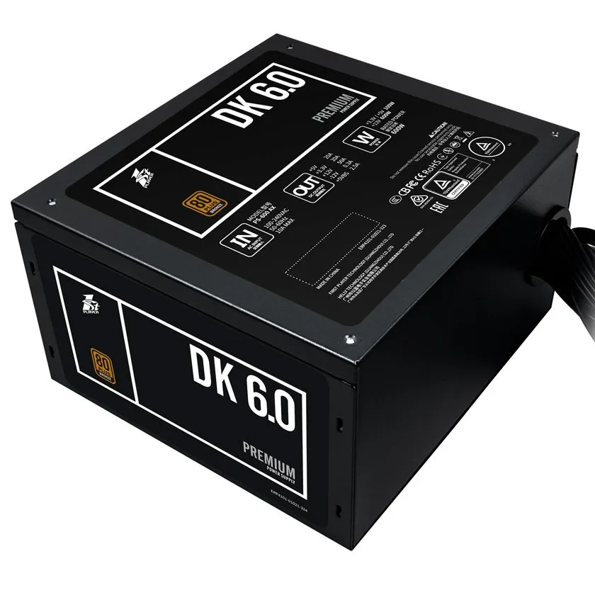 Блок живлення 1stPlayer PS-600AX (DKPM-BRZ-600-BK-EU) 600W - мініатюра 4