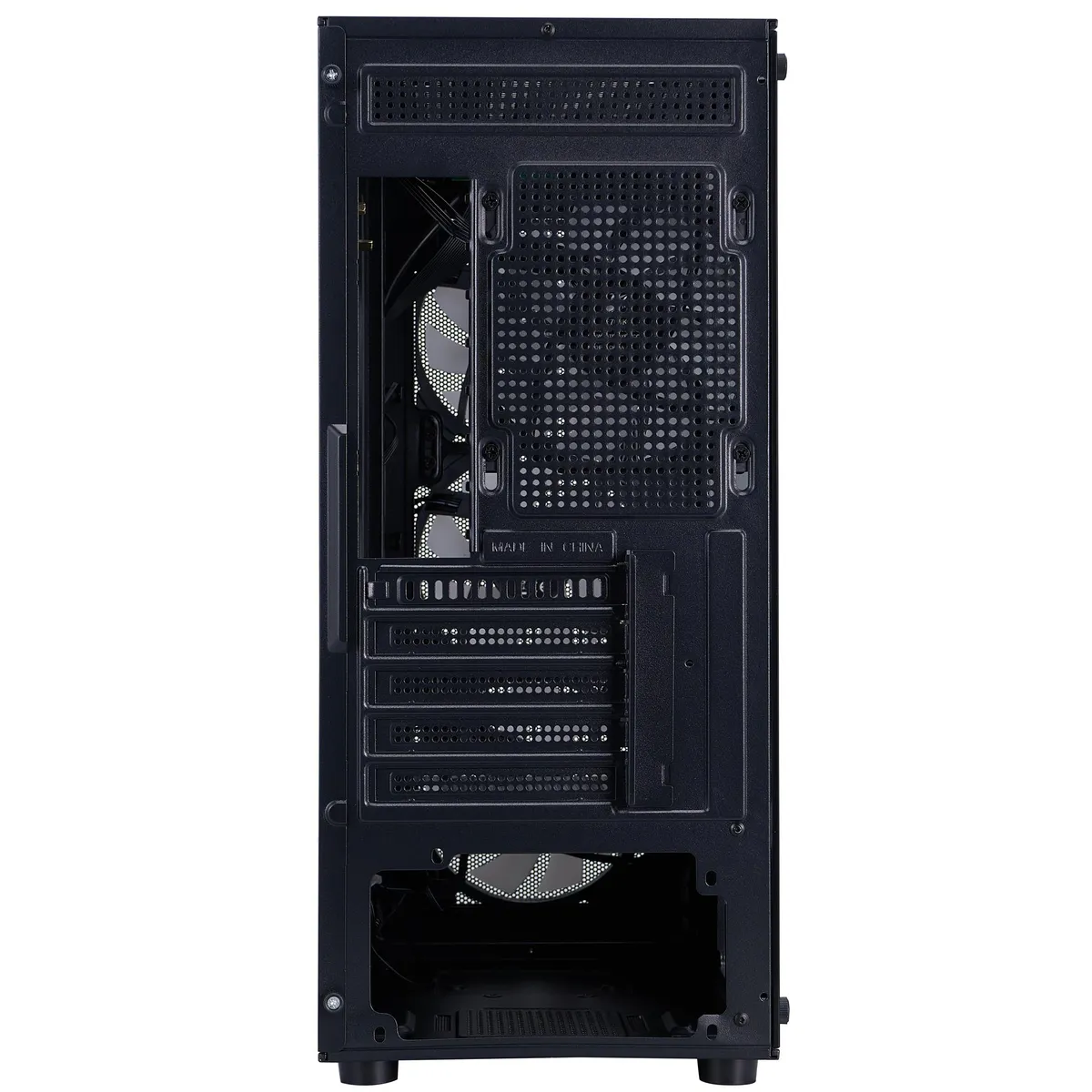 Корпус 1stPlayer FD3-M-BK-4F7 Black без БЖ - мініатюра 4