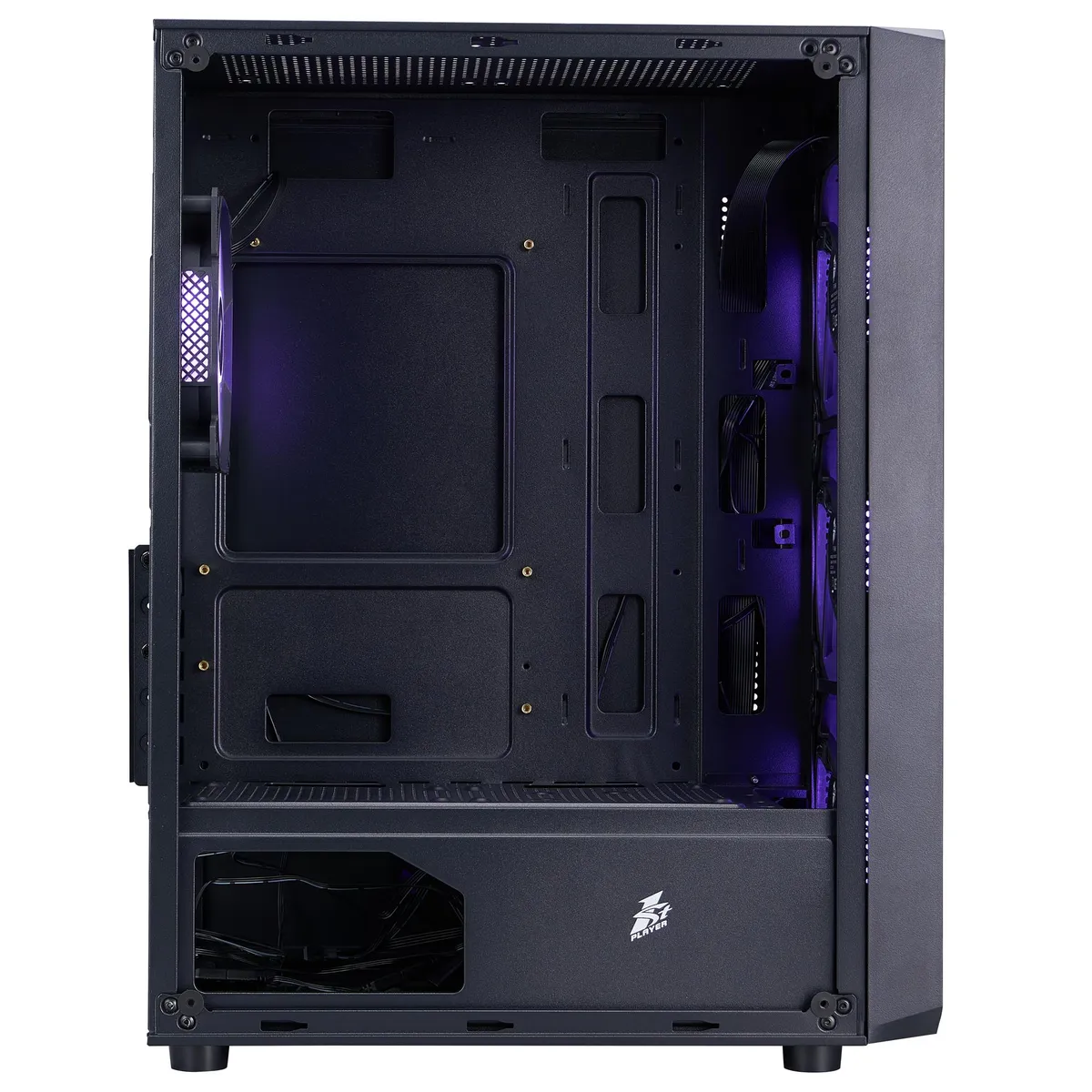 Корпус 1stPlayer FD3-M-BK-4F7 Black без БЖ - мініатюра 7