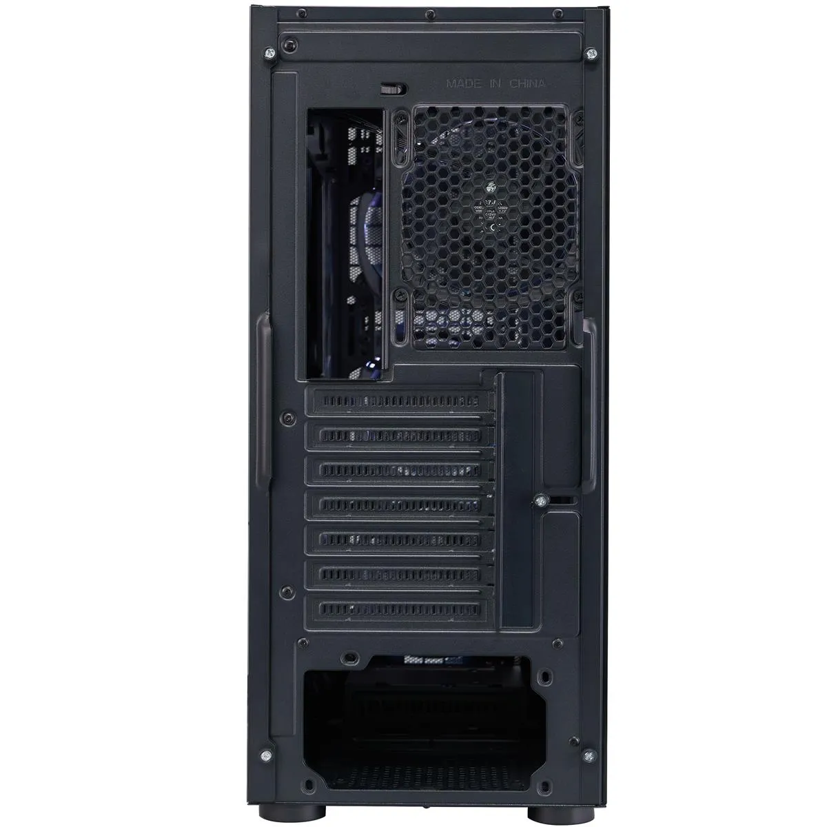 Корпус 1stPlayer Go6-BK-4FS7 Black без БЖ - мініатюра 5