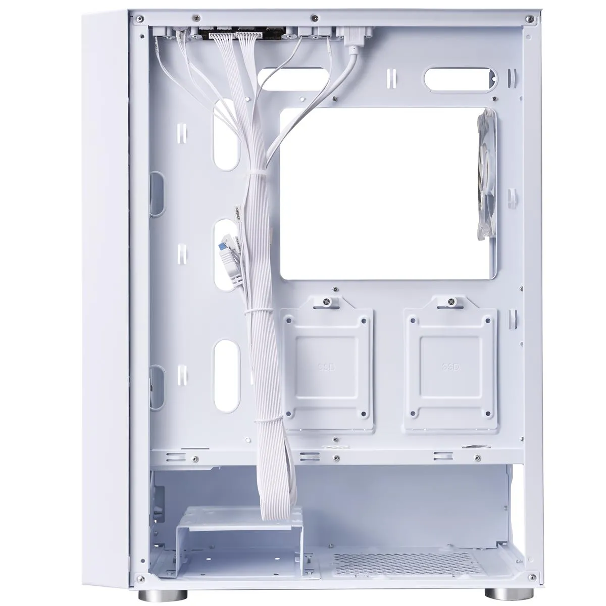 Корпус 1stPlayer Go6-WH-4FS7-W White без БЖ - мініатюра 5