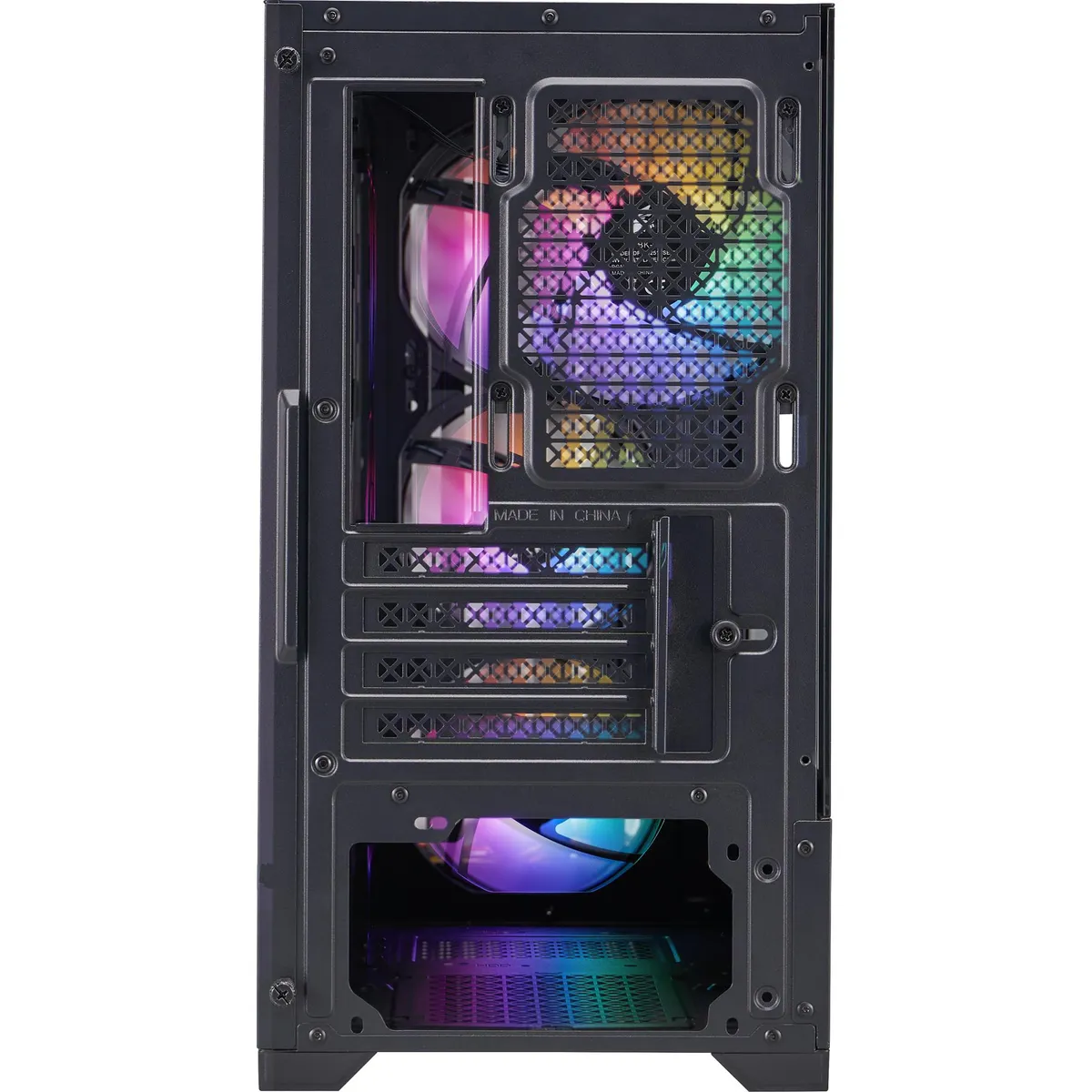 Корпус 1stPlayer H2-BK-4F7 Black без БЖ - мініатюра 12