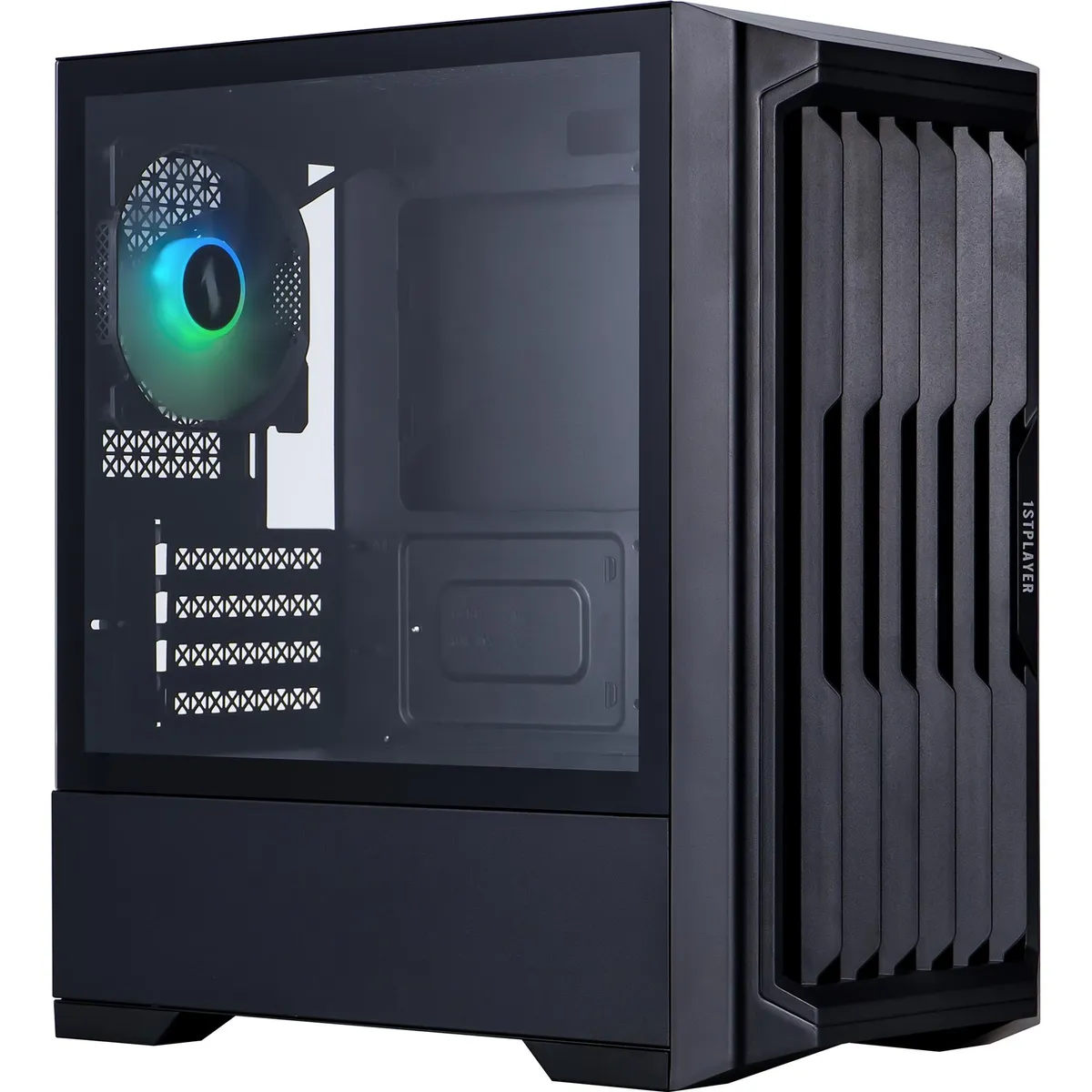 Корпус 1stPlayer H2-BK-4F7 Black без БЖ - мініатюра 15