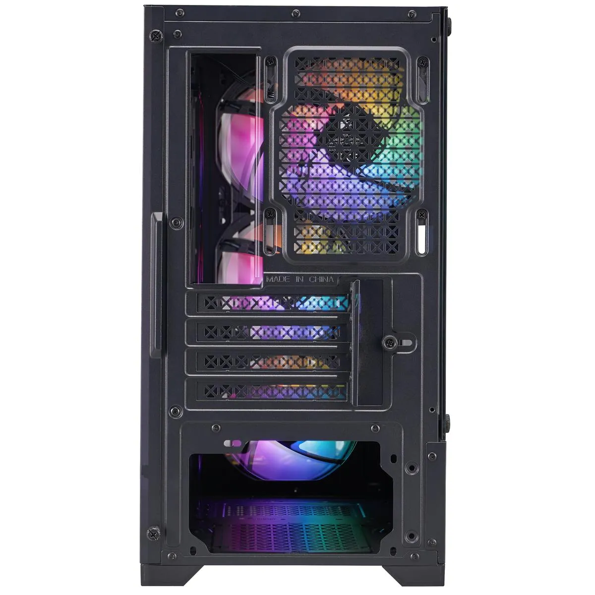 Корпус 1stPlayer H2-BK-4F7 Black без БЖ - мініатюра 4