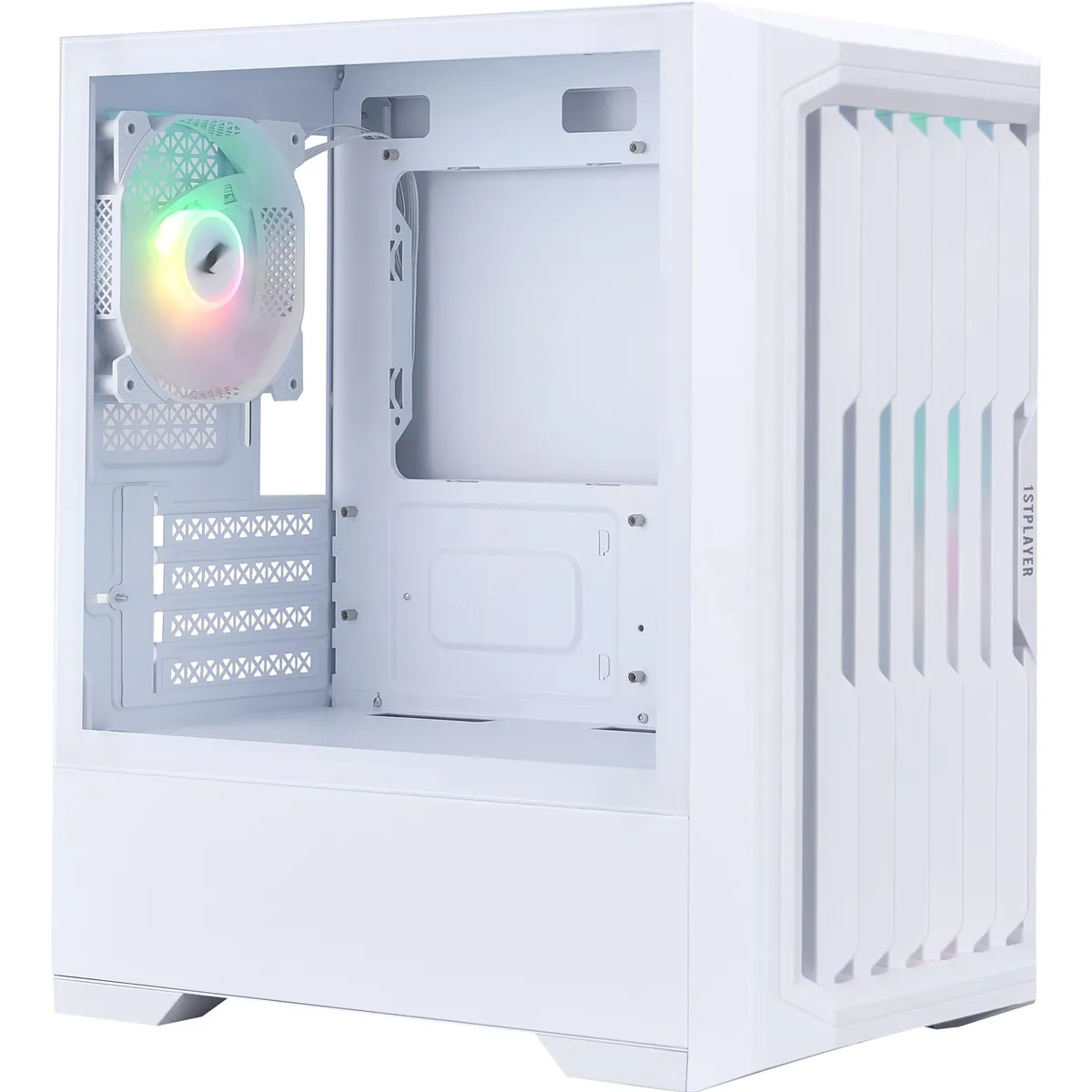 Корпус 1stPlayer H2-WH-4F7-W White без БЖ - мініатюра 17
