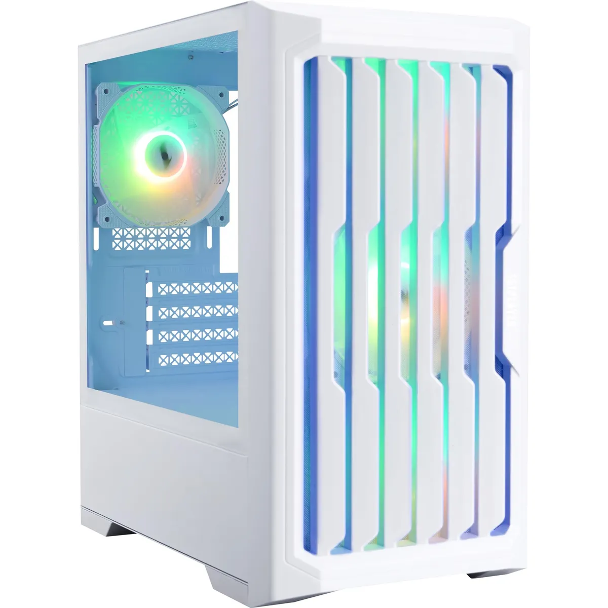 Корпус 1stPlayer H2-WH-4F7-W White без БЖ - мініатюра 18