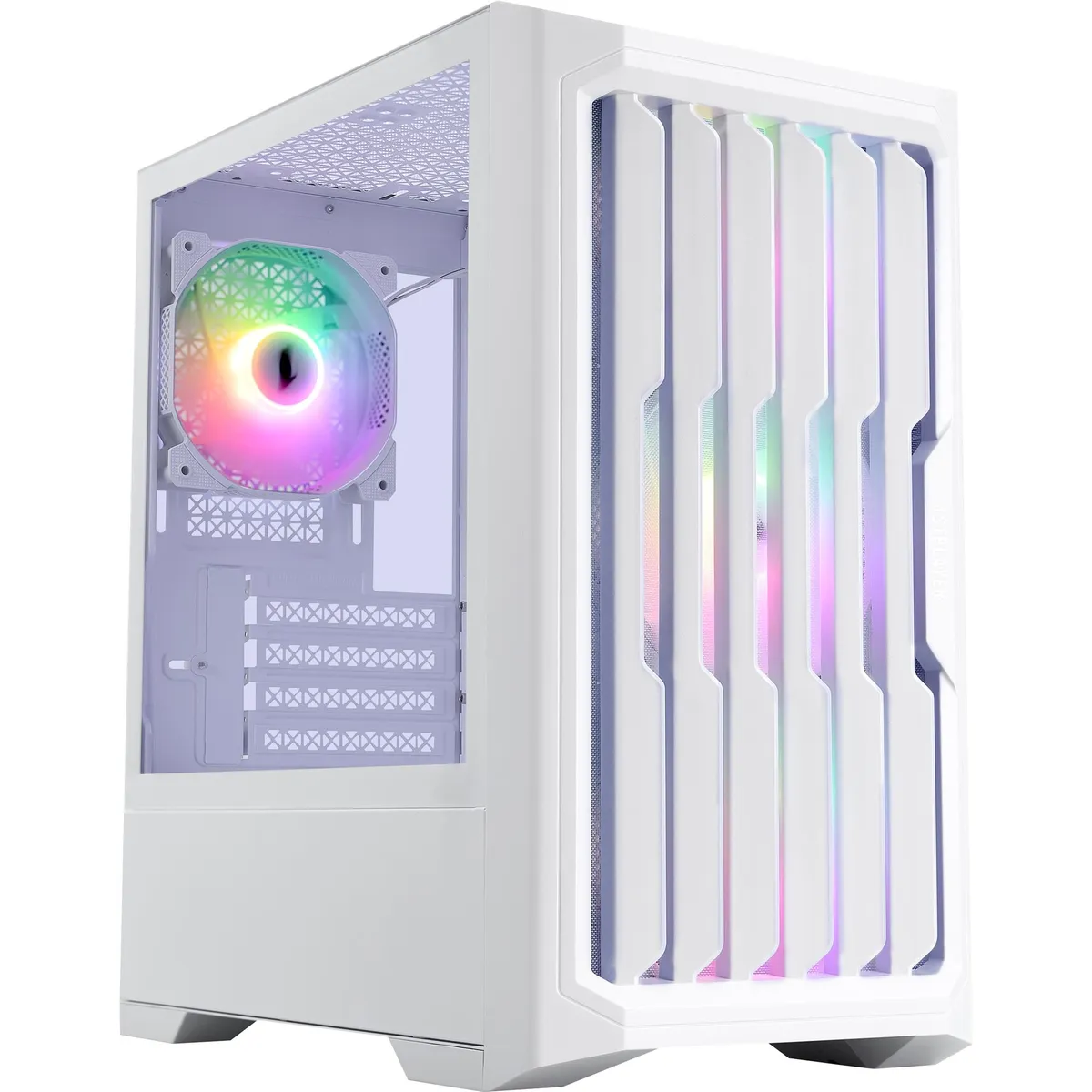 Корпус 1stPlayer H2-WH-4F7-W White без БЖ - мініатюра 9