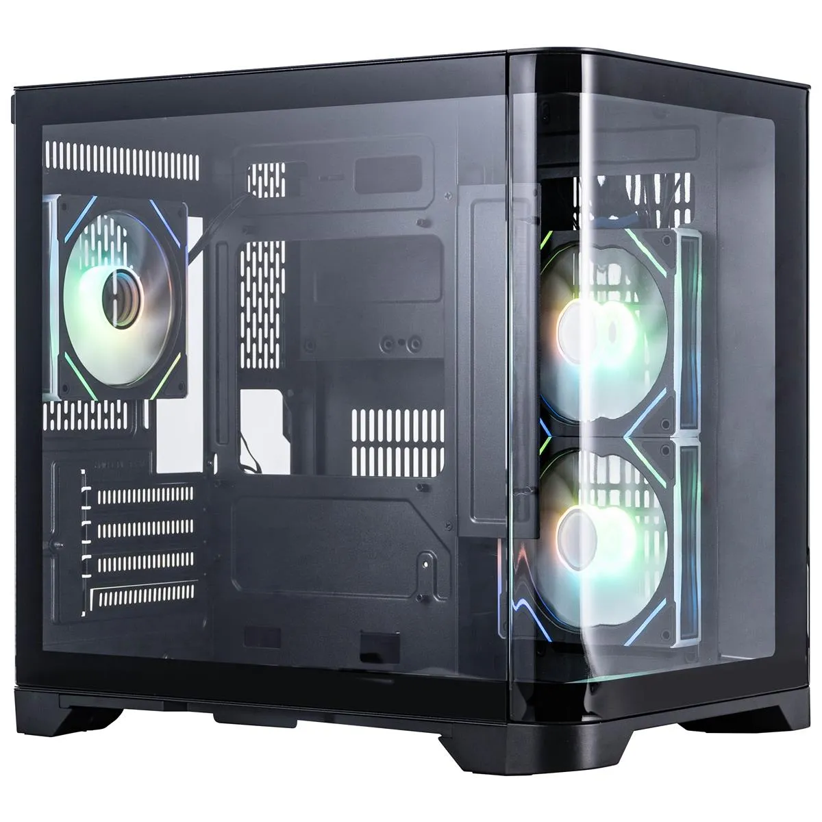 Корпус 1stPlayer UV5-BK-2FC7R-1FC7 Black без БЖ - мініатюра 4